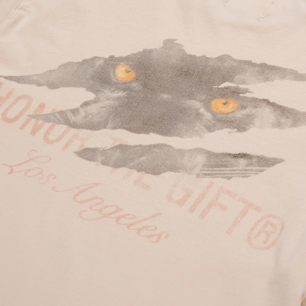 Vintage Cinema Graphic T-Shirt in Cream - Soft Cotton Tee for Movie Lovers & Casual Wear