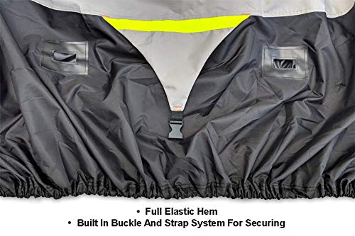 Textron Off Road Havoc Backcountry Edition UTV Cover (2019) - Heavy Duty Weatherproof Protection for Water, Snow & Sun - Indoor/Outdoor Use with Built-in Straps & Free Storage Bag - Perfect for Garage Storage, Trail Riding & Off-Road Adventures