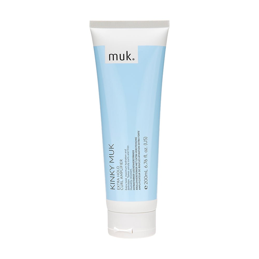MUK Kinky Extra Hold Curl Amplifier 200ml - Long Lasting Curl Defining Styling Cream for Natural Hair - Perfect for Twist Outs, Braid Outs & Wash N Go Styles