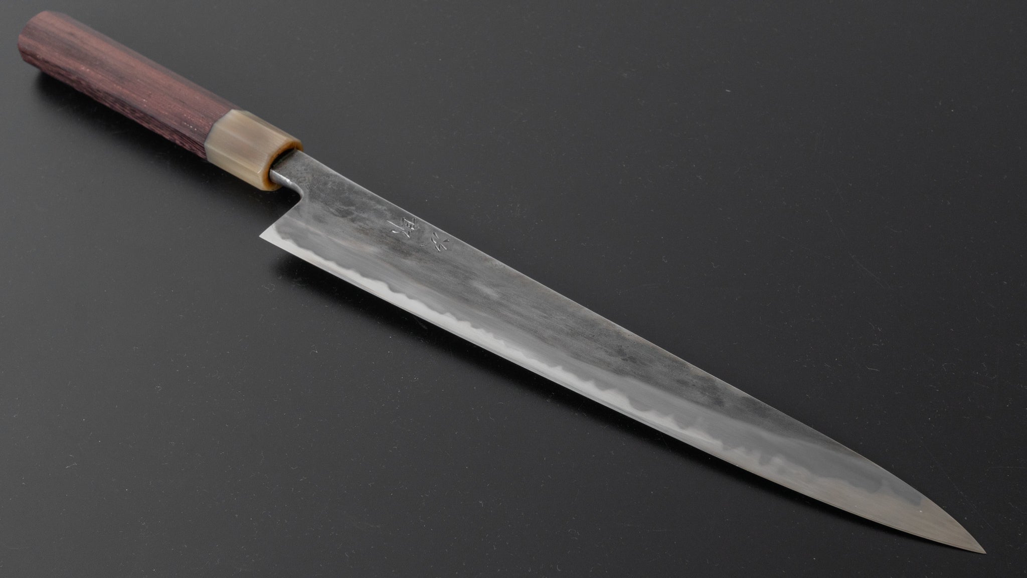 Premium Jiro Tsuchime Sujihiki 270mm Japanese Slicing Knife with Taihei Tagayasan Handle (#143) - Perfect for Sushi, Sashimi & Meat Carving