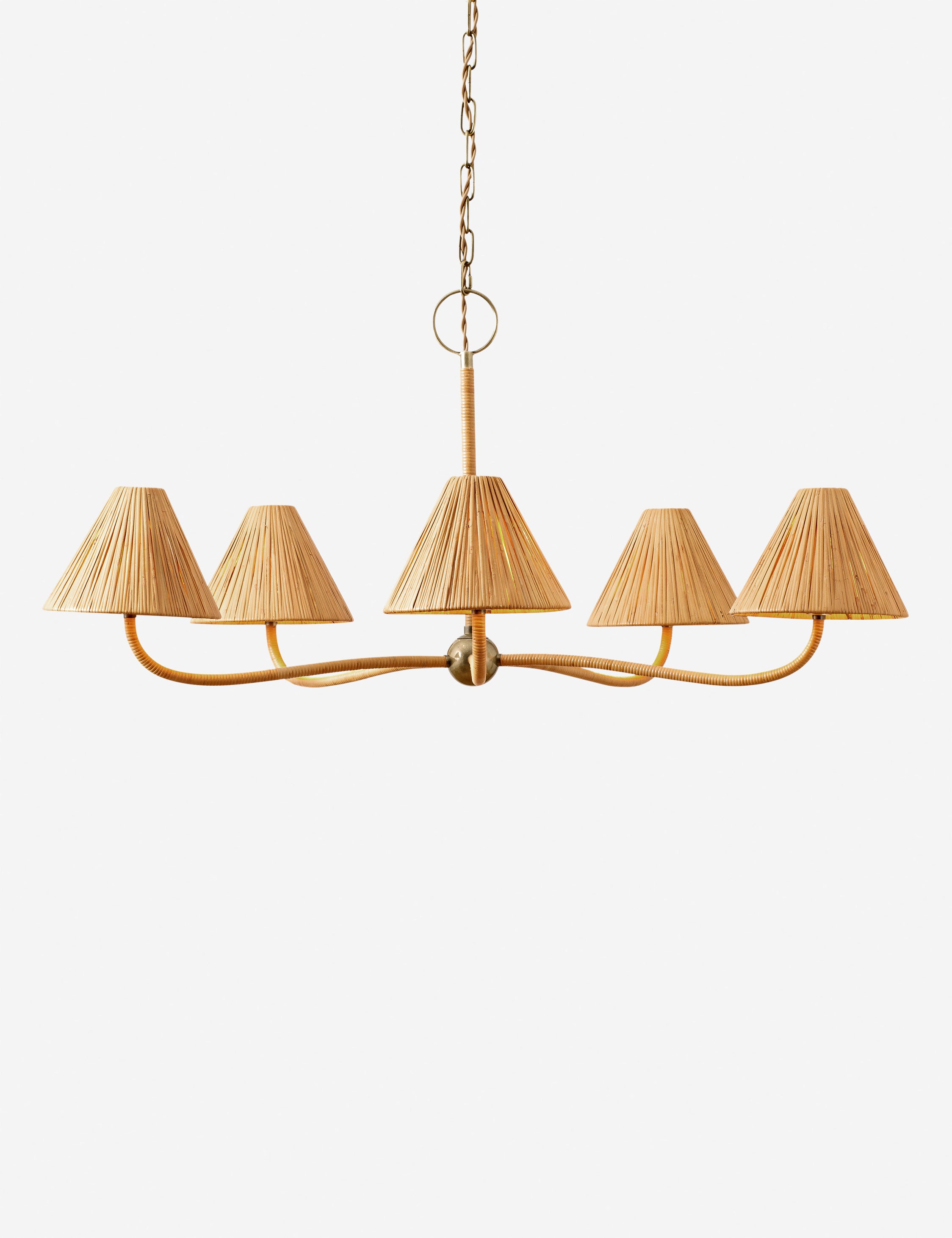 Besson Chandelier - Elegant Crystal Ceiling Light Fixture for Dining Room, Living Room & Bedroom | Perfect for Home Decor & Wedding Venue Lighting