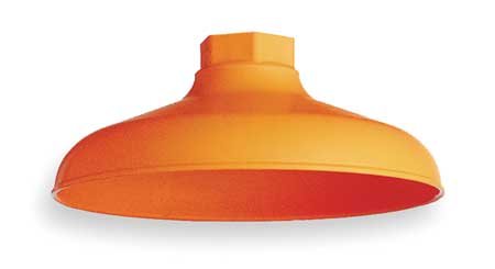 GBF1909 Stainless Steel Barrier-Free Safety Shower Station with Wide Area Eye/Face Wash & Head - OSHA Compliant Emergency Shower for Labs, Factories & Industrial Workplaces (Orange, One Size)