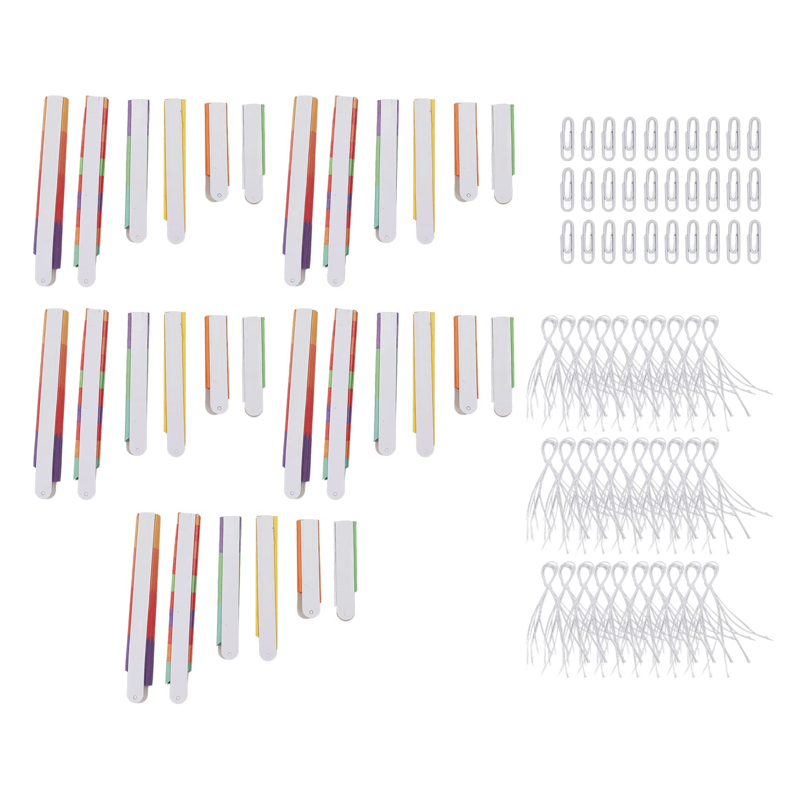 Pwshymi 30Pcs Hanging Paper Fans Decorations - 3 Sizes, Vibrant Colors, Durable for Weddings, Parties & Home Decor | Perfect for DIY Backdrops, Ceiling Decor & Photo Booth Props