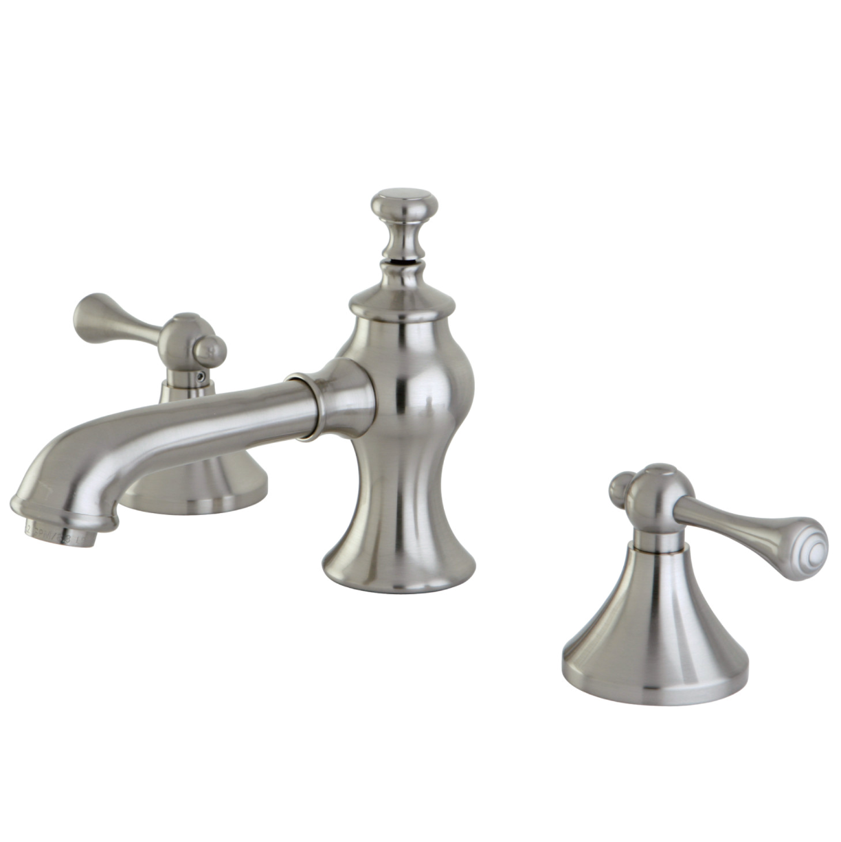 English Country Style Widespread Bathroom Faucet with Lever Handles - Perfect for Farmhouse, Cottage & Vintage Style Bathroom Decor