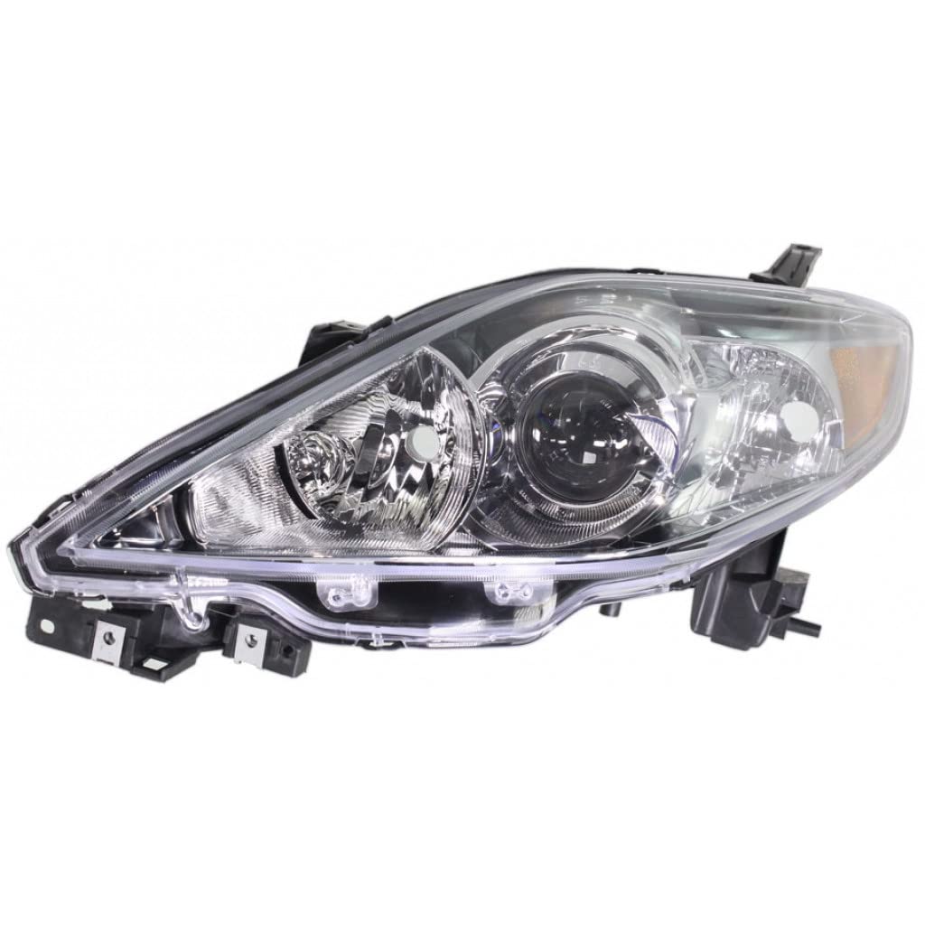 2006-2007 Mazda 5 Driver Side Halogen Headlight Assembly Replacement - CAPA Certified (Part #MA2518137) - Perfect for Night Driving & Vehicle Restoration Projects