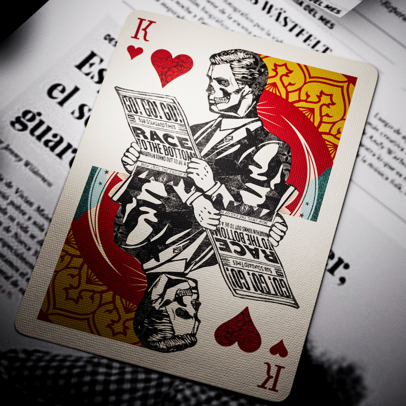 Premium Obey Playing Cards Gold Edition - Luxury Poker Cards for Magic Tricks, Cardistry & Collectors - Perfect for Game Nights & Professional Performances