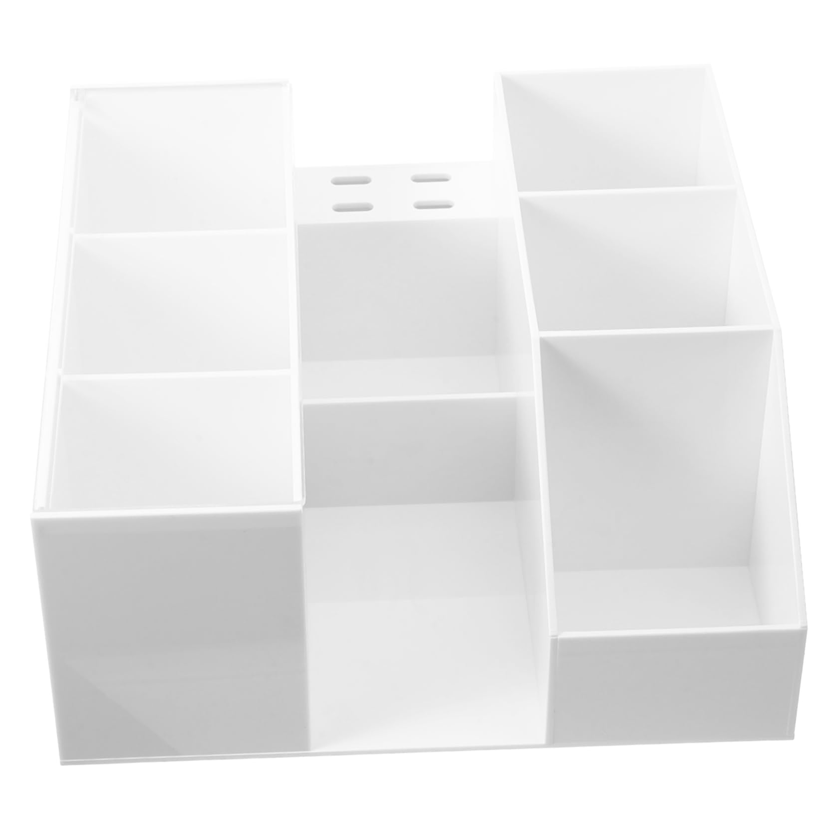 Premium Eyelash Extension Supplies - Elegant Lash Tweezers Storage Box & Organizer, Makeup Display Stand for Lash Artists (White) - Perfect for Salon, Spa, and Professional Makeup Studios