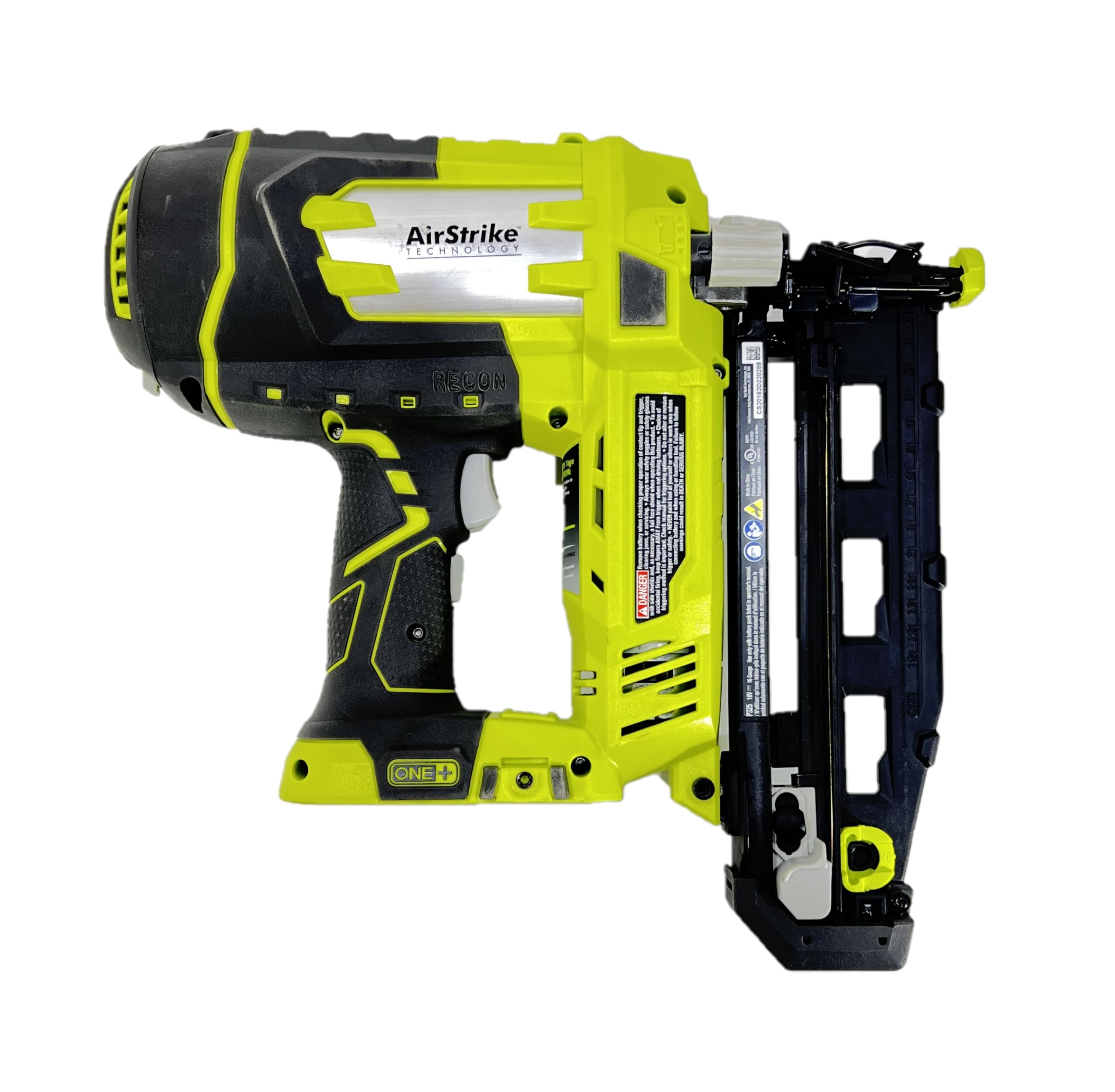 Ryobi P325 18V One+ Cordless 16-Gauge Finish Nailer Kit with Battery & Charger (Renewed) - Perfect for Trim Work, Crown Molding & DIY Home Improvement Projects