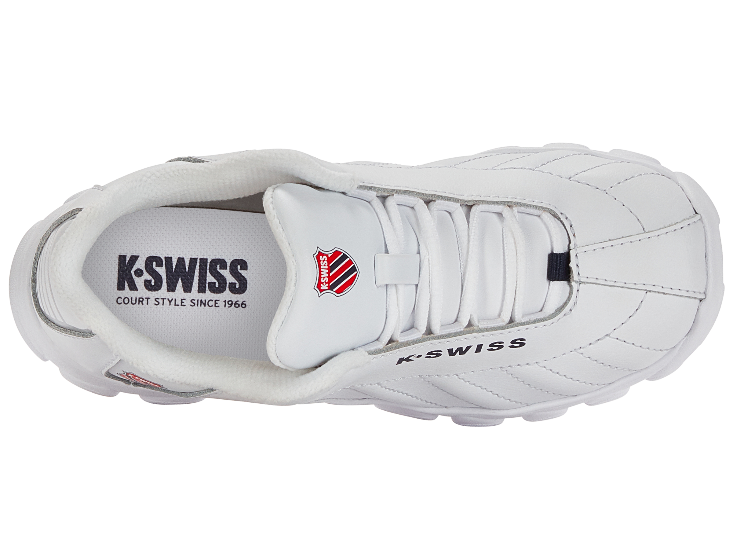 ST329 Men's Running Shoes - White/Navy/Red | Lightweight & Breathable for Jogging, Gym Workouts & Daily Wear