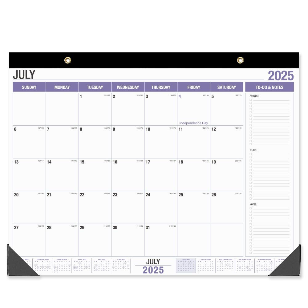 2025-2026 Large Desk Calendar (July 2025 - December 2026) | 22