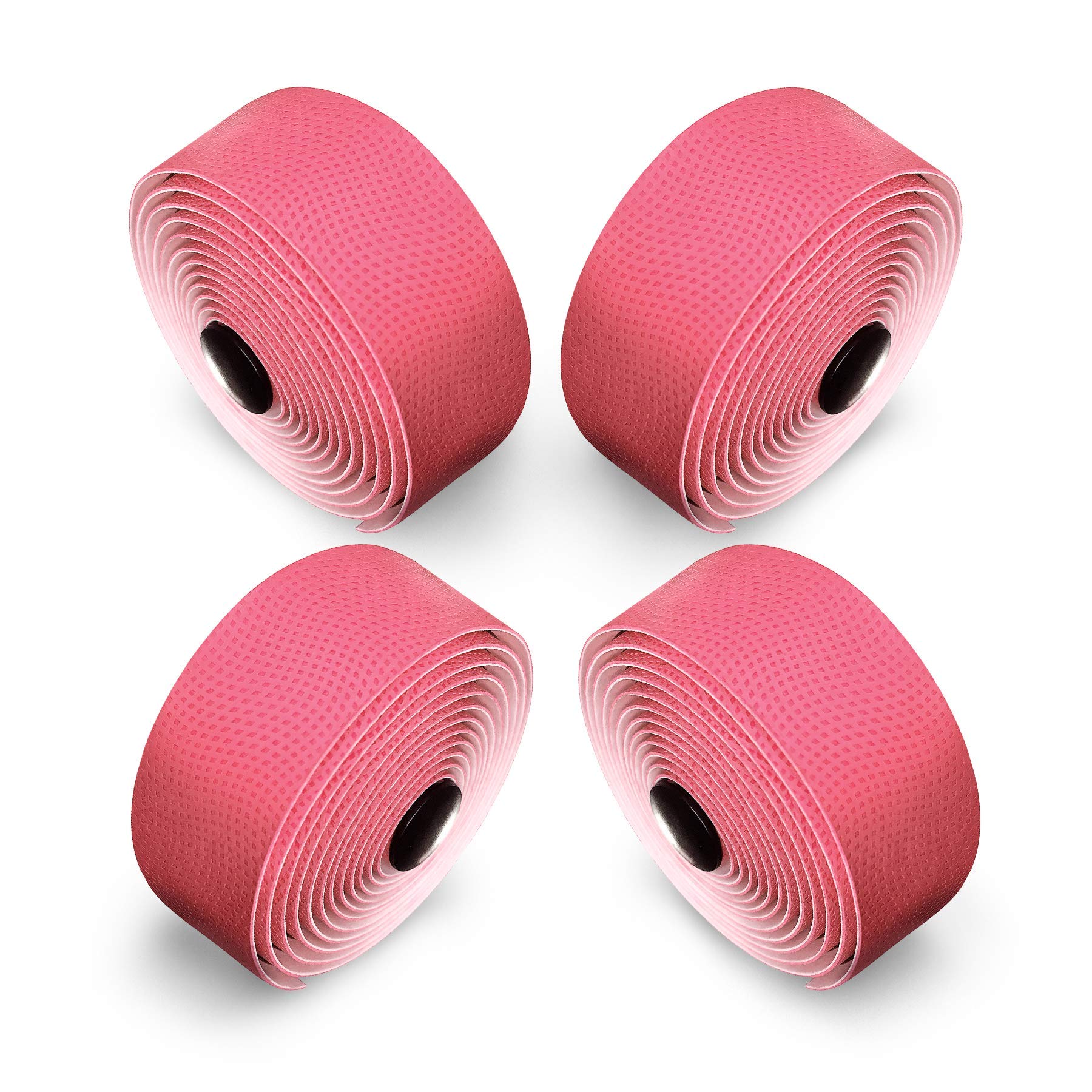 ALIEN PROS Bike Handlebar Tape PU (2-Pack) - Black, Red, White, Pink, Blue - Non-Slip Bicycle Handlebar Grip Wrap for Enhanced Comfort & Control - Perfect for Road Bikes, Mountain Bikes & Commuting