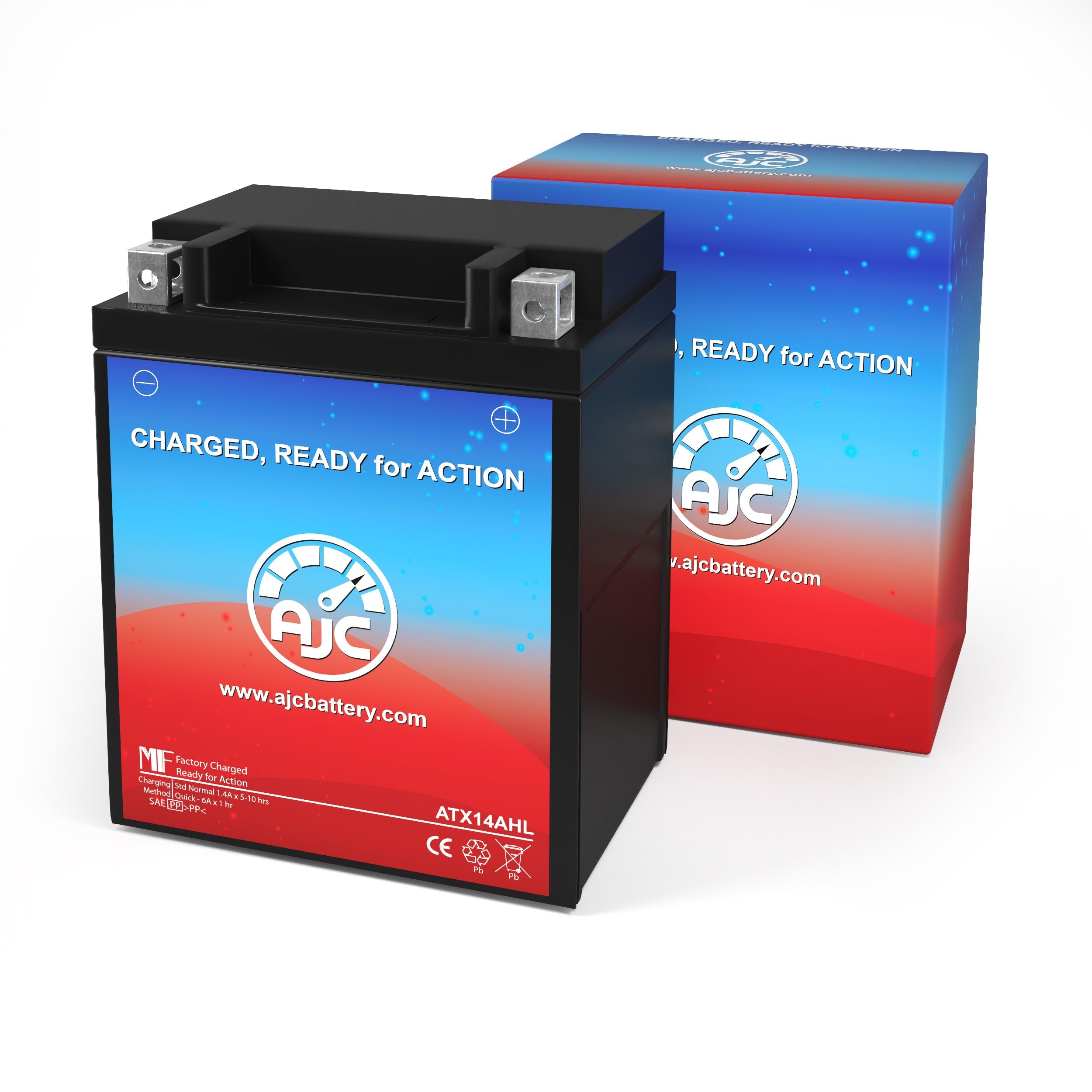 AJC Replacement Battery for Piaggio Nord-West 600 RC/600E/600S 600CC Scooter & Moped - High Performance Lithium Ion Power Solution for Urban Commuting & Delivery Riders