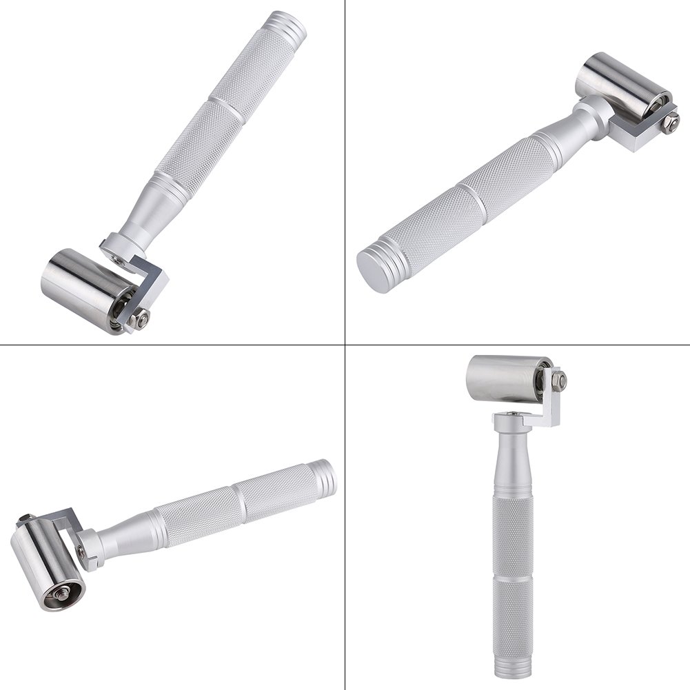 40mm Stainless Steel Pressure Roller - Wallpaper Seam Roller for Smoothing Laminate & Home Decoration | DIY Tool for Wallpaper Installation & Flooring Projects