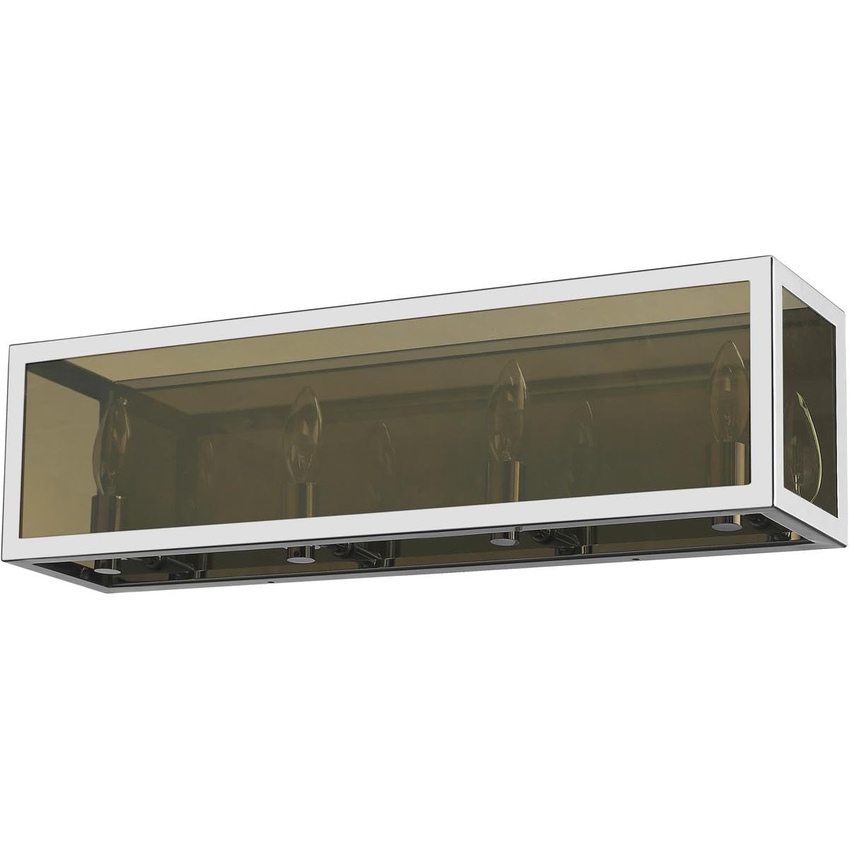 Z-Lite 4-Light Bathroom Vanity Light Fixture in Chrome Finish - Perfect for Modern Bathrooms, Powder Rooms & Dressing Areas