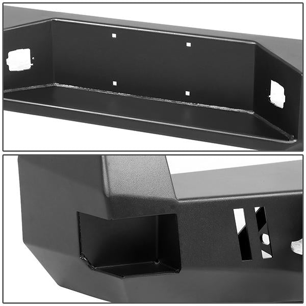 2005-2015 Toyota Tacoma Heavy Duty Rear Step Bumper with D-Ring Shackles - Durable Steel Construction for Off-Roading & Towing