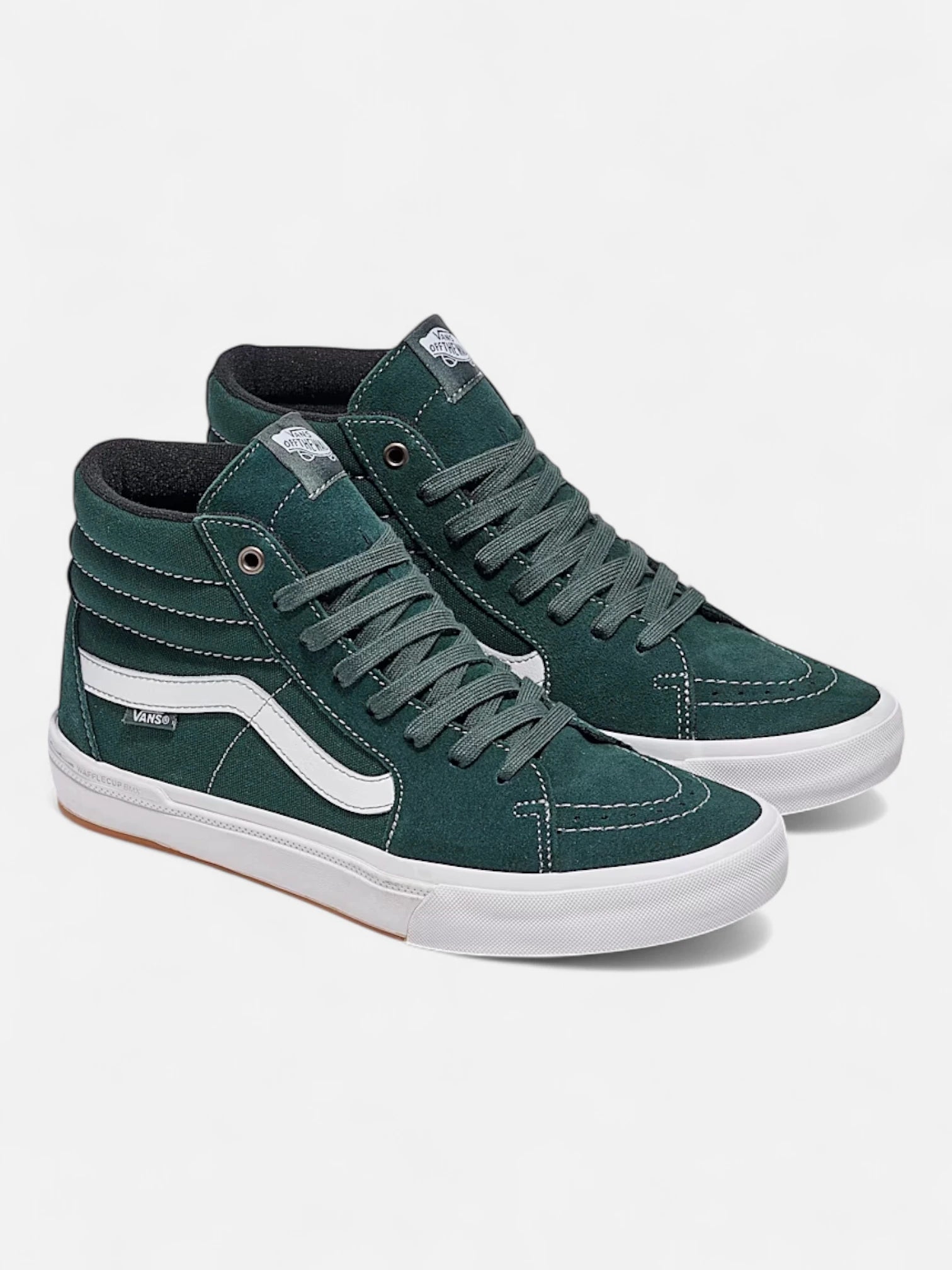 Vans BMX Sk8 Hi Sneakers - Dark Green High-Top Skate Shoes for Men | Durable & Comfortable for Skateboarding, BMX Riding & Casual Wear