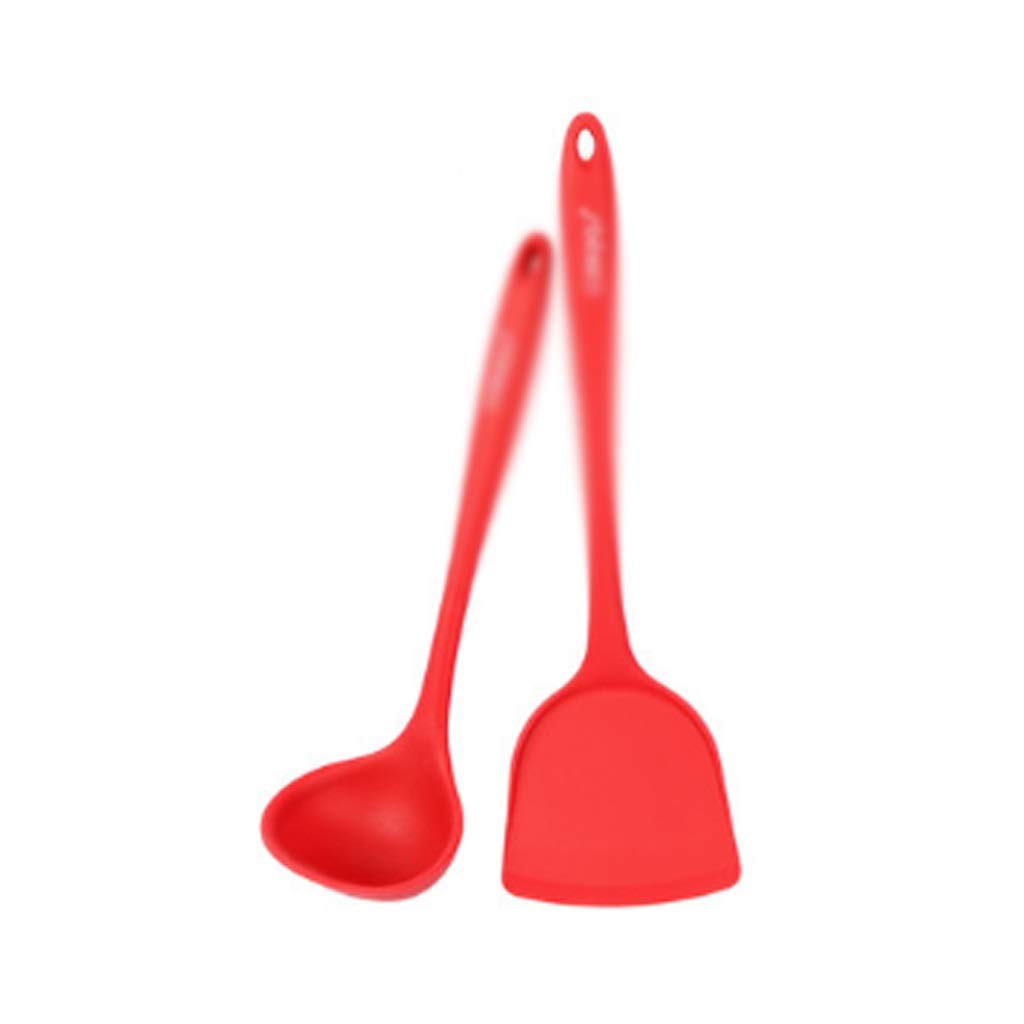 **CUJUX Non-Stick Silicone Spatula - Heat Resistant Up to 450°F, Flexible Kitchen Turner for Cooking, Baking & Flipping Pancakes, Eggs & Burgers - Perfect for Non-Stick Pans & Household Use (Color: A)**
