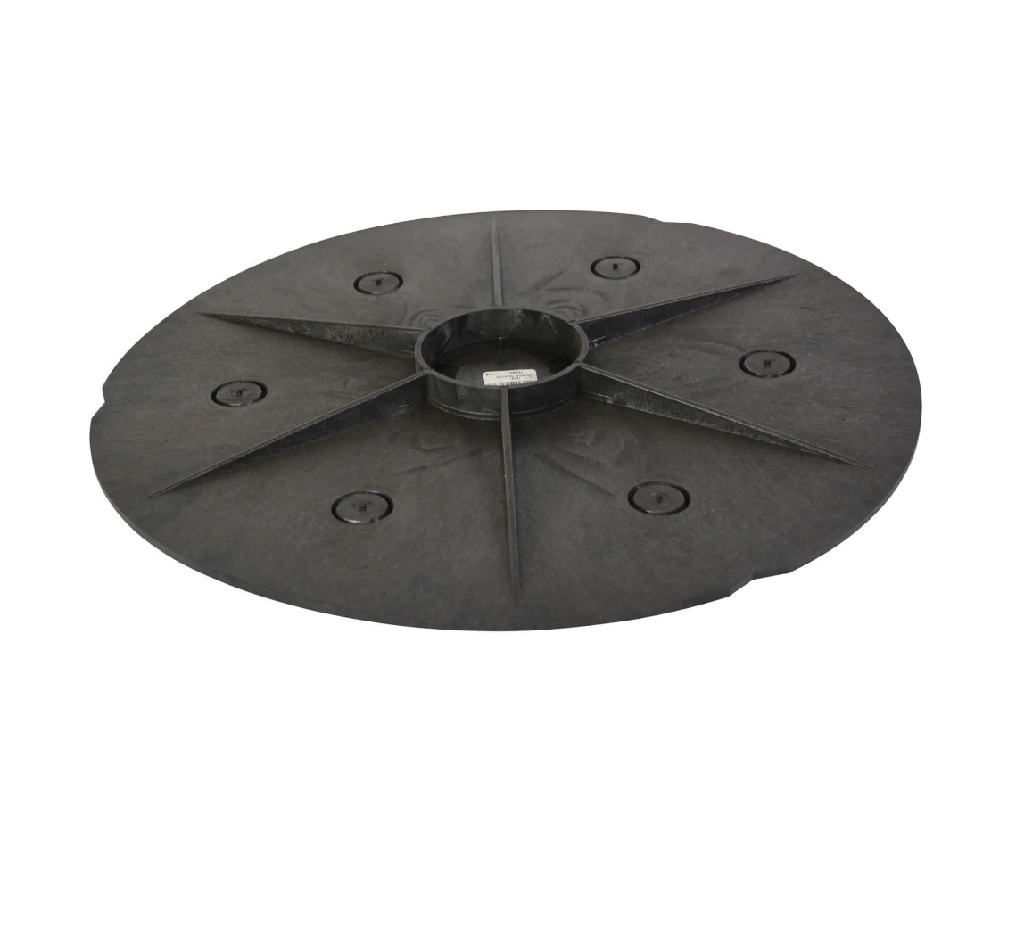 NDS FWBP24 24-Inch Drain Flo Well Bottom - Heavy Duty Stormwater Drainage System for Residential & Commercial Use
