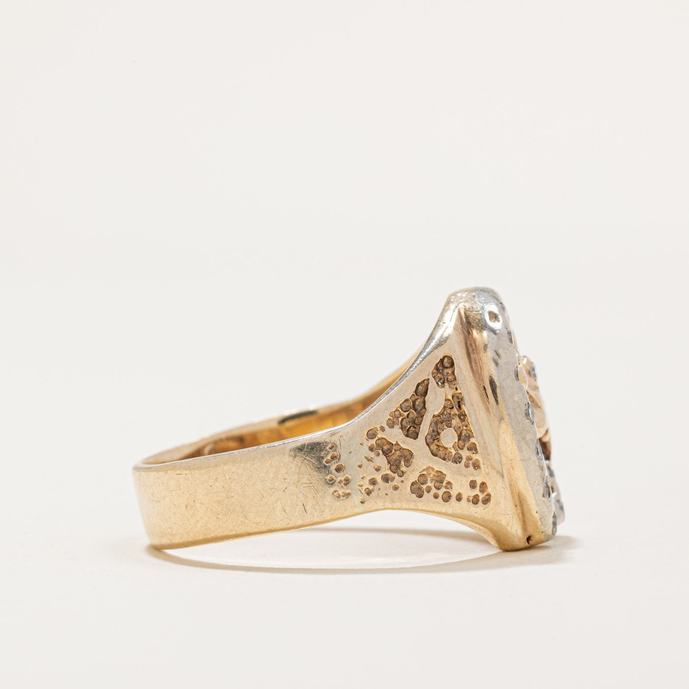 Diamond Horse Portrait Ring for Women - 0.22 Carat TW Genuine Diamond Equestrian Jewelry - Size 11.25 - Perfect Gift for Horse Lovers & Equestrian Enthusiasts - Ideal for Weddings, Anniversaries & Special Occasions