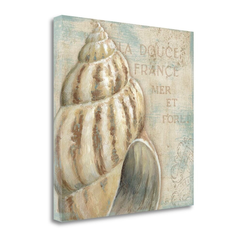 Daphne Brissonnet 'A La Plage' Fine Art Giclee Print on Gallery Wrap Canvas - Ready to Hang Wall Decor for Living Room, Bedroom & Office