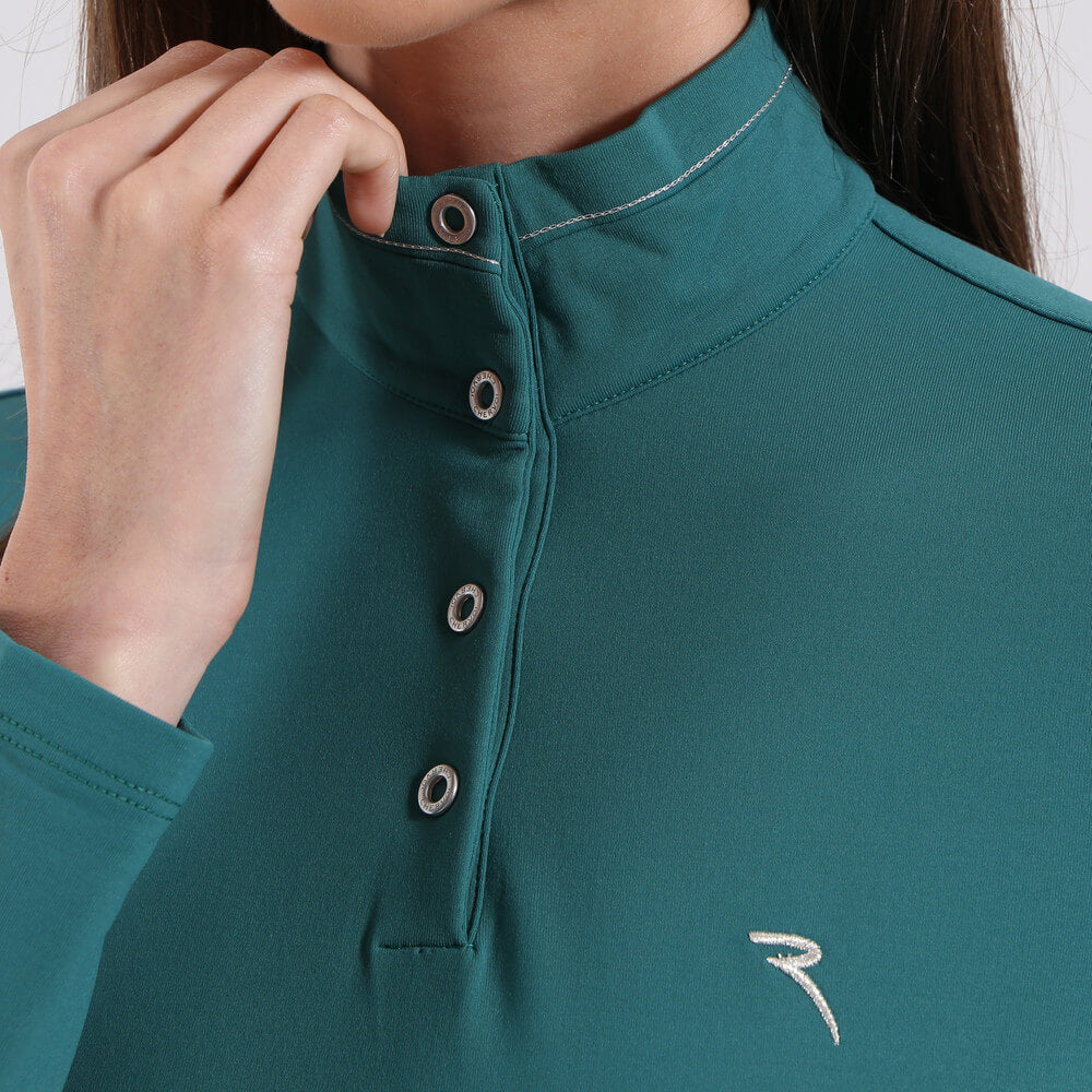 TELCA PRO THERM® Jersey Turtleneck - Thermal Long Sleeve Mock Neck Shirt for Men & Women | Winter Warm Base Layer for Skiing, Hiking & Outdoor Activities