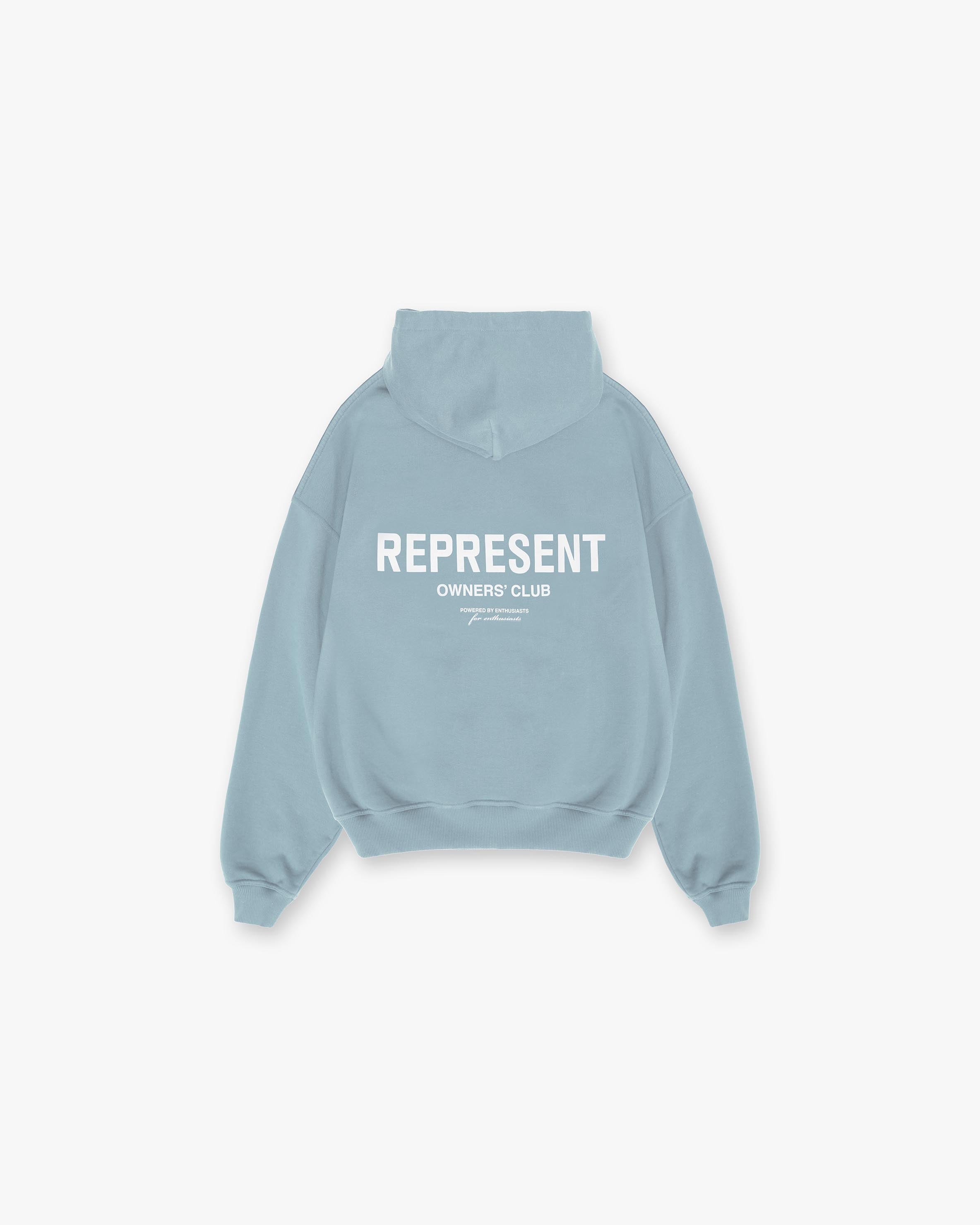 Represent Owners Club Hoodie - Powder Blue | Premium Streetwear Hoodie for Men & Women | Perfect for Casual Wear, Gym, and Outdoor Activities