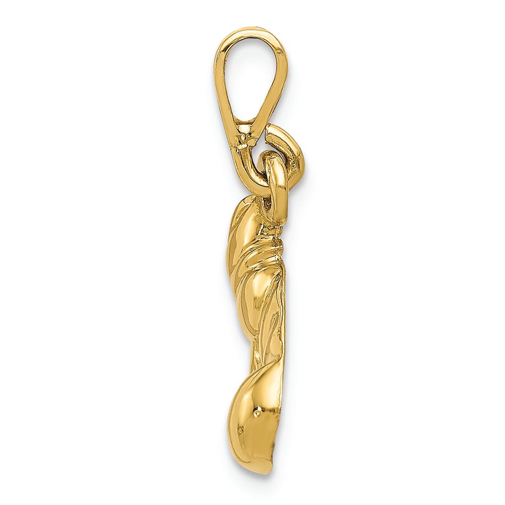 FJC Finejewelers 14k Yellow Gold Boxing Glove Charm Pendant - Dainty Boxing Jewelry for Women - Perfect Gift for Boxers, Fighters & Sports Lovers - Gym, Training & Competition Accessories