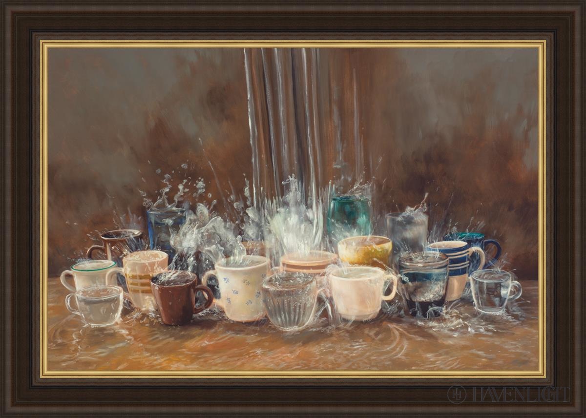 Large Wall Art - Enough to Fill Every Cup | Perfect for Living Room, Bedroom & Office Decor