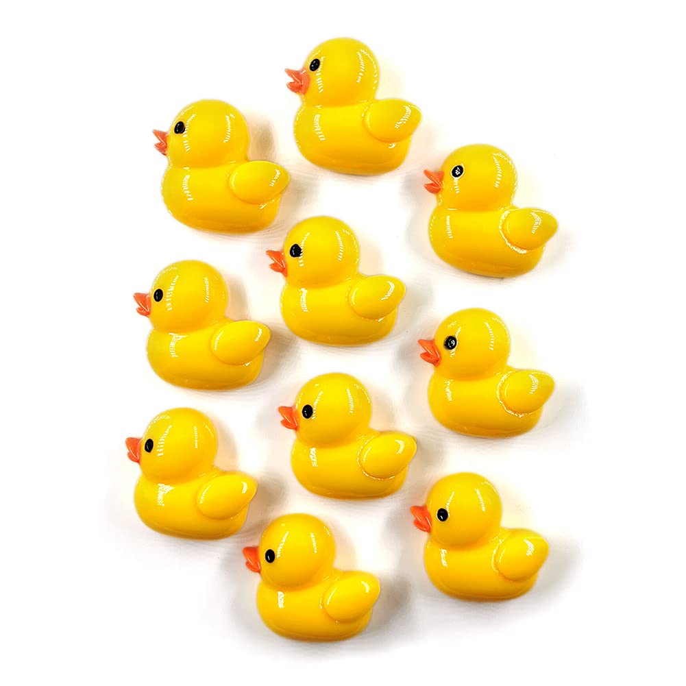 10pcs Yellow Duck Fridge Magnets - Cute Refrigerator Decor, Small Magnetic Message Board for Kitchen, Home & Office - Perfect for Notes, Photos & Kids' Art Display