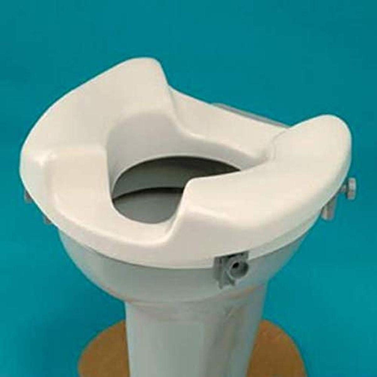 **Extra Wide Toilet Seat for Elderly & Handicapped - Universal Fit for Most Toilets with Cutouts - Comfortable & Durable Bathroom Access for Limited Mobility - Ideal for Home, Hospital & Assisted Living Facilities**