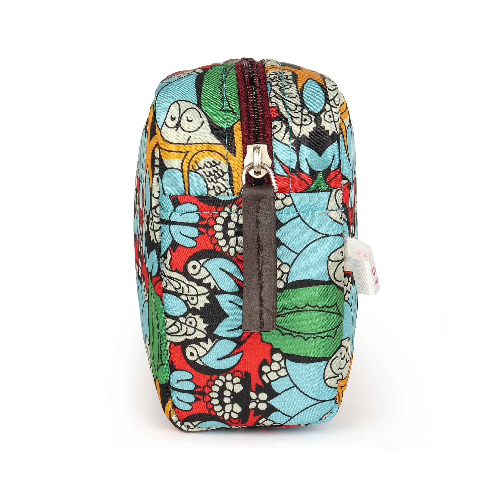 THE KALA SHOP Women's Makeup Pouch - Owl Print Cosmetic Bag for Travel, Storage & Organization | Perfect for Toiletries, Jewelry & Accessories
