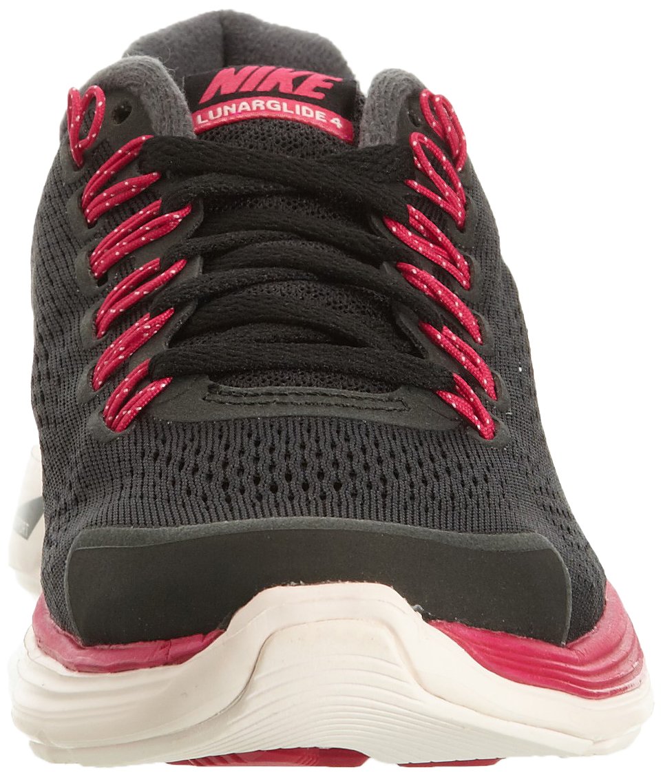 Nike Women's Lunarglide+ 4 Running Shoes - Size 5.5 - Black - Lightweight Cushioned Sneakers for Jogging, Gym Workouts & Daily Walking