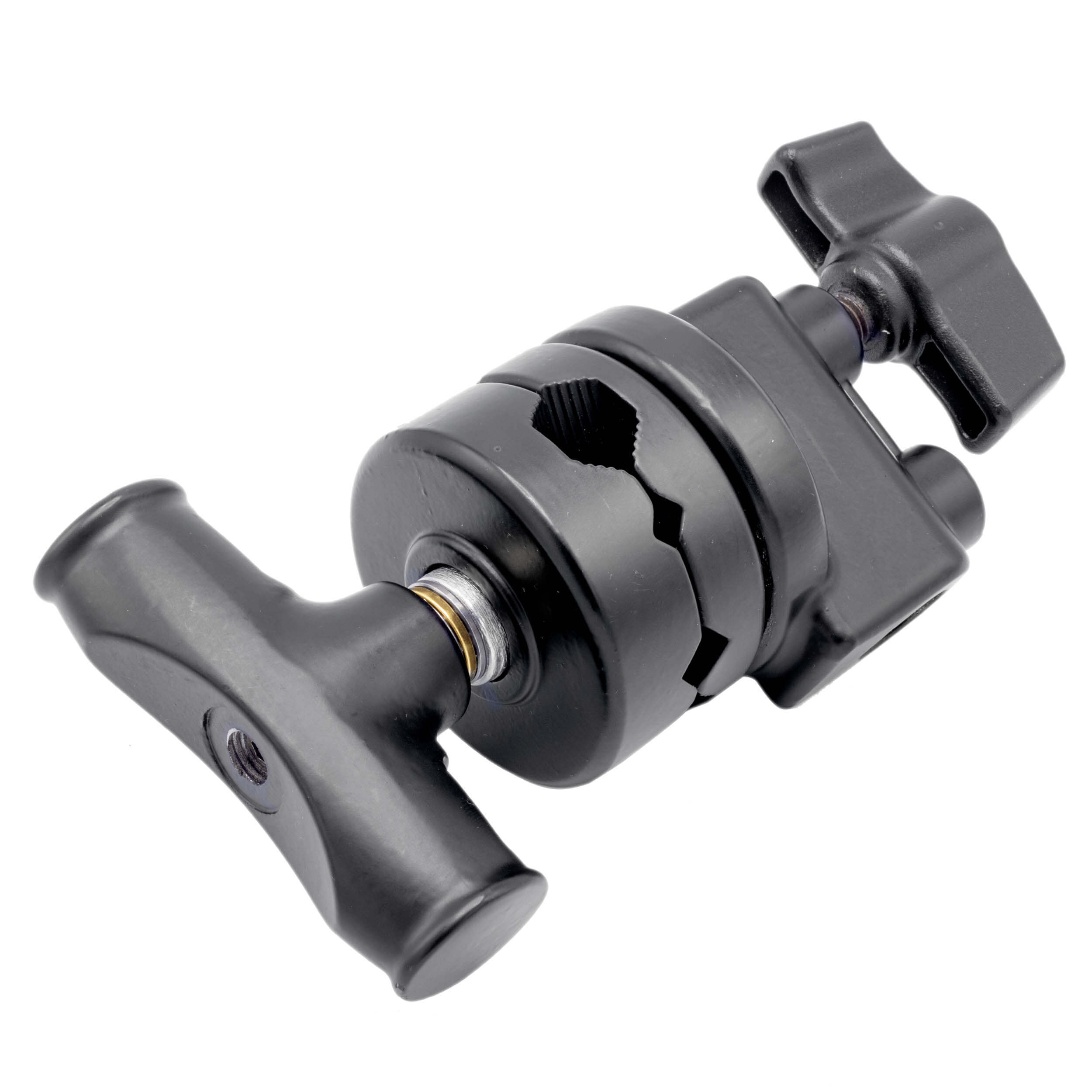 Professional C Stand with Detachable Turtle Base Grip & Arm Set - Matte Black for Photography, Video Production & Studio Lighting
