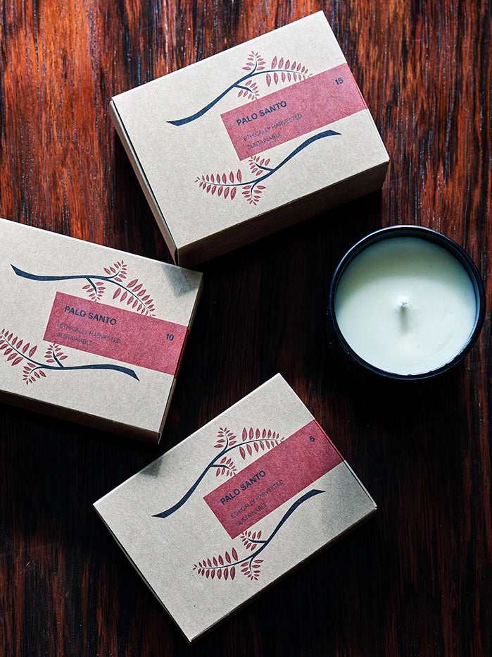Palo Santo Sticks - 5 Pack | Natural Incense for Meditation, Yoga & Relaxation | Eco-Friendly & Handcrafted Spiritual Smudge Sticks