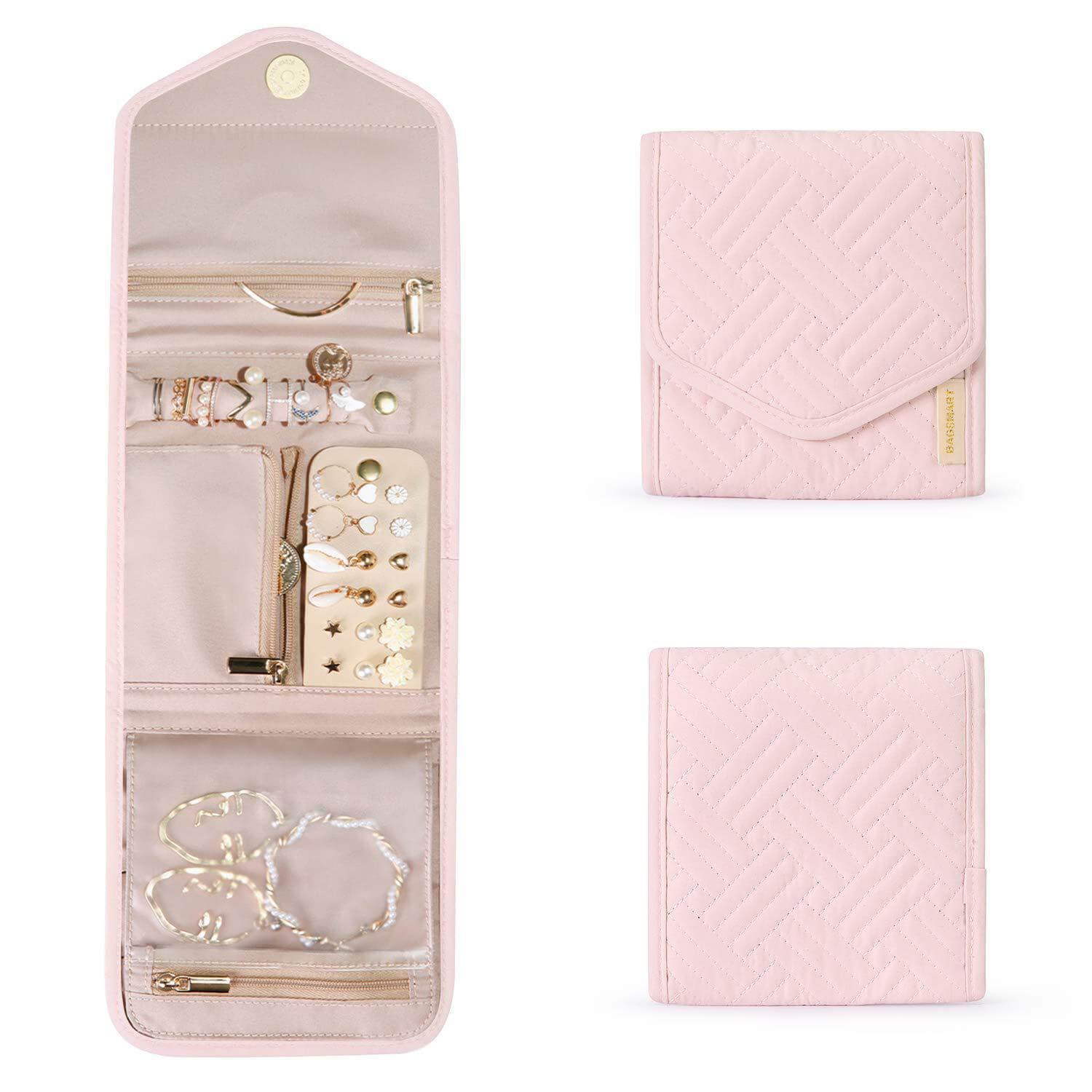 Foldable Makeup Jewelry Storage Clutch Bag for Women | Travel Organizer | APJ317 - Perfect for Travel, Parties & Daily Use