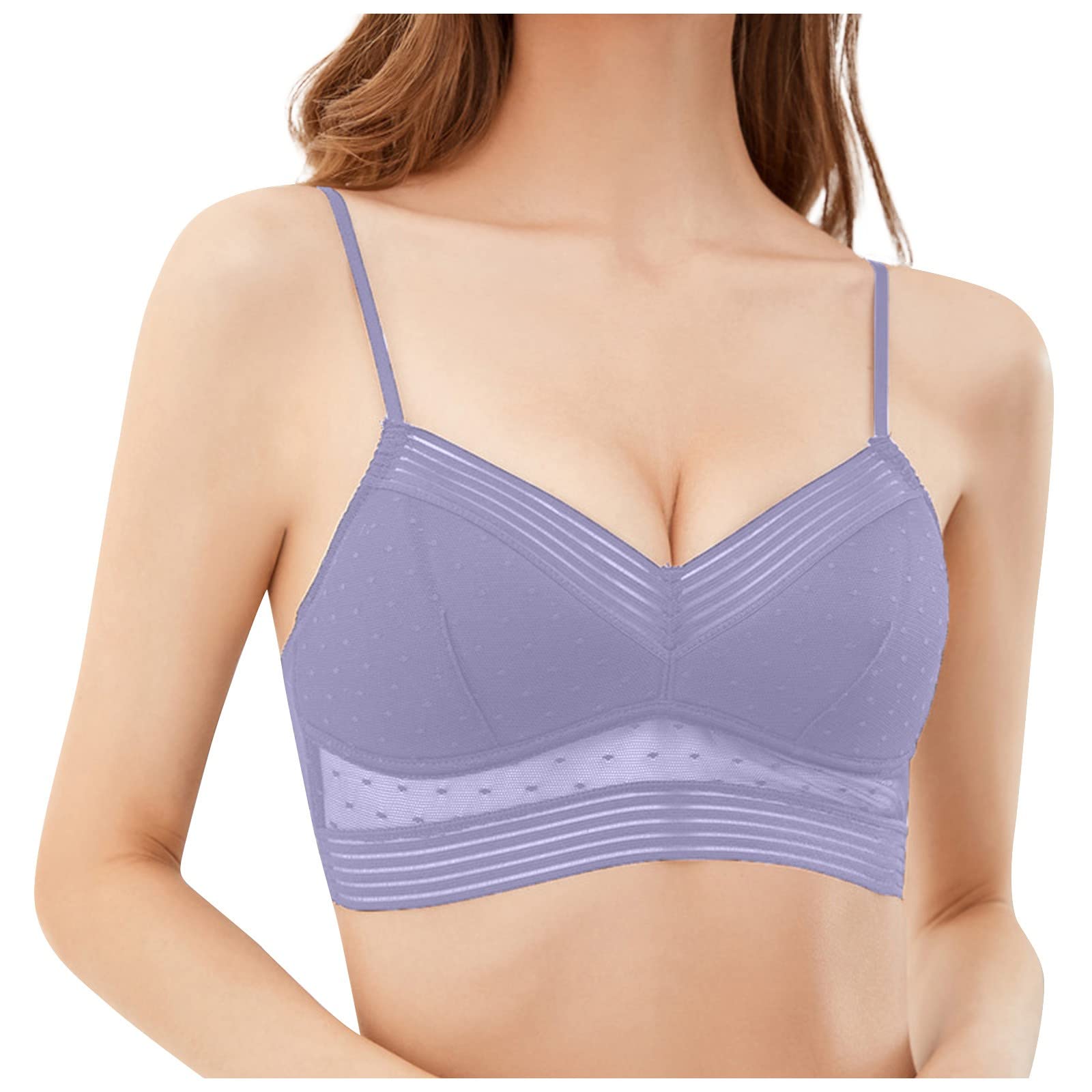 Starry Wireless Push Up Bra - Low Back Lace Lifting U-Shaped Backless Deep V Bra for Women | Invisible Support for Evening Dresses, Wedding Gowns & Formal Wear