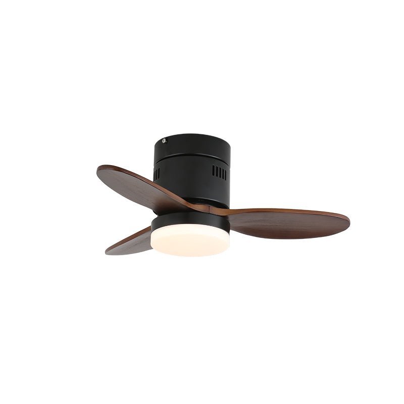 Aeroluxe Modern Ceiling Fan with LED Light Kit - Quiet Reversible 3 Blades, Remote Control - Perfect for Bedroom, Living Room, and Home Office