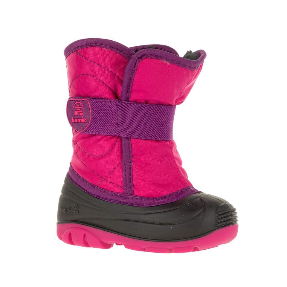 Kamik Rose Snowbug 3 Toddler Boots - Waterproof Winter Snow Boots for Girls & Boys, Non-Slip Warm Kids Booties for Outdoor Play & Snow Day Adventures