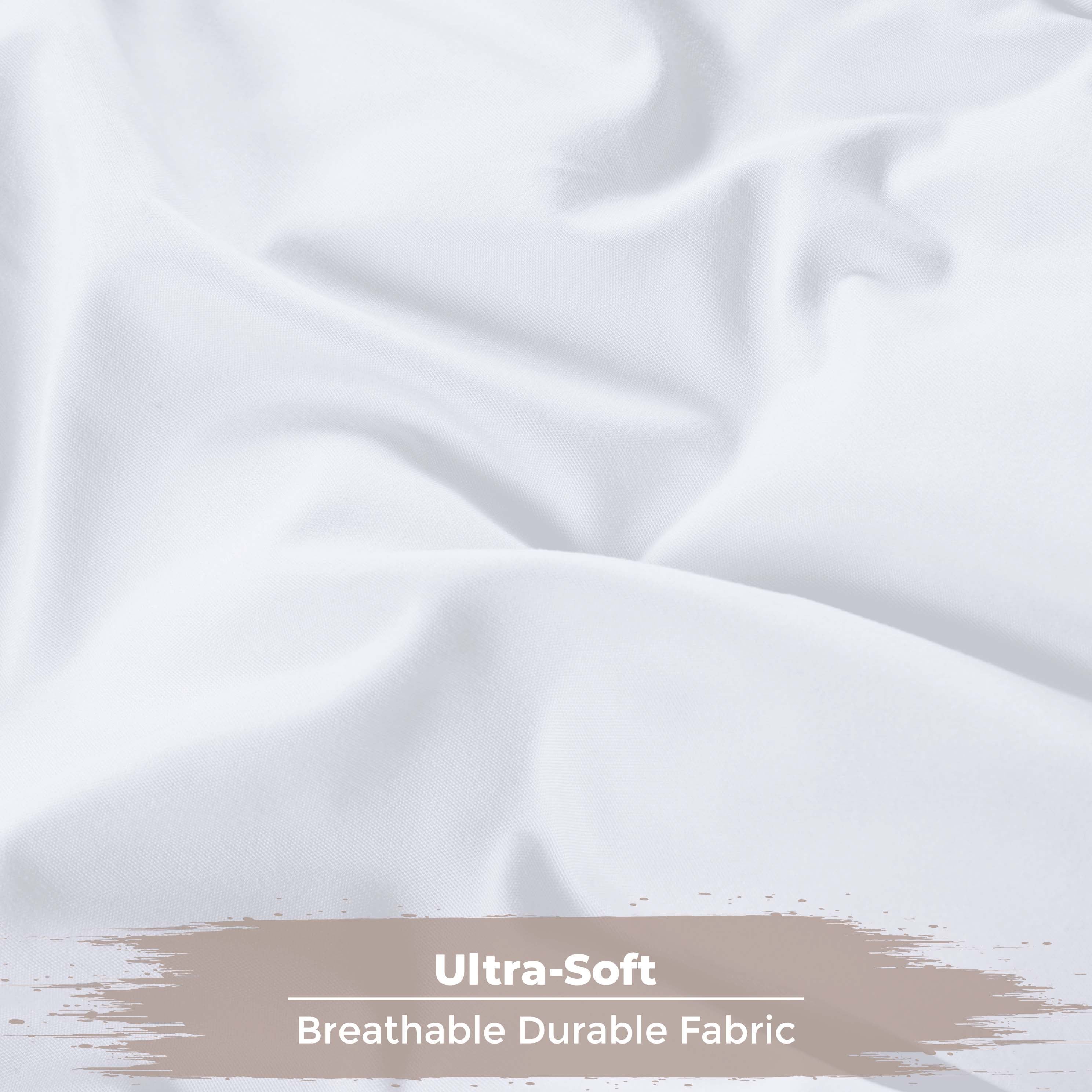 Luxury Brushed Microfiber Reversible Comforter Set - Ultra Soft Bedding for All Seasons - Perfect for Master Bedroom, Guest Room & Dormitory