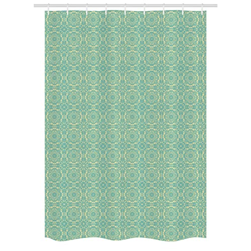 Pale Teal and Cream