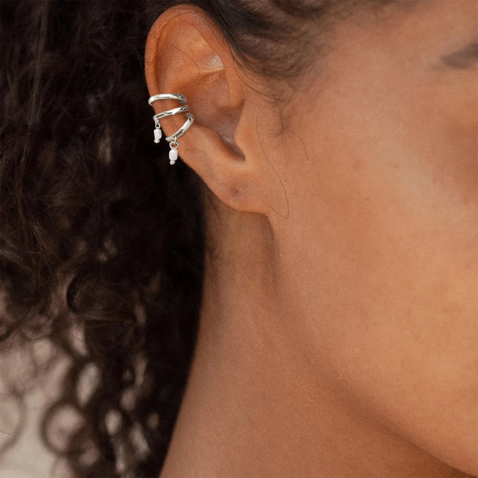 Trendy Non-Piercing Ear Cuff Earrings for Women - Clip-On Cartilage Jewelry, Fake Earrings for Christmas Gifts & Stocking Stuffers - Perfect for Parties, Weddings, and Everyday Fashion Accessories