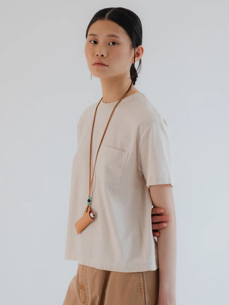 Girls' Dust Pocket T-Shirt in Rafia - Stylish & Comfortable Casual Wear for Everyday Outfits & Summer Fashion