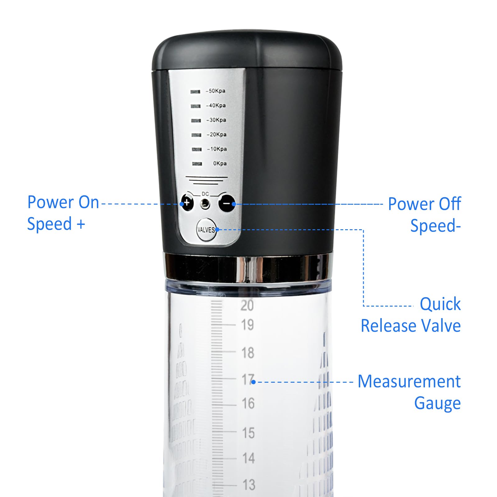 Premium Manual Penis Pump for Men - Vacuum Enlargement Device with Comfort Sleeve for Enhanced Size & Performance | Adult Male Enhancement for Better Intimacy & Confidence