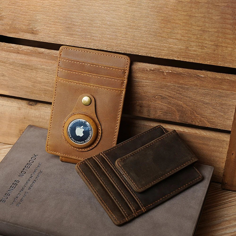 UrbanDefender Genuine Leather RFID Blocking Wallet for Men - Slim Bifold Credit Card Holder with Money Clip - Perfect for Travel, Business & Everyday Carry