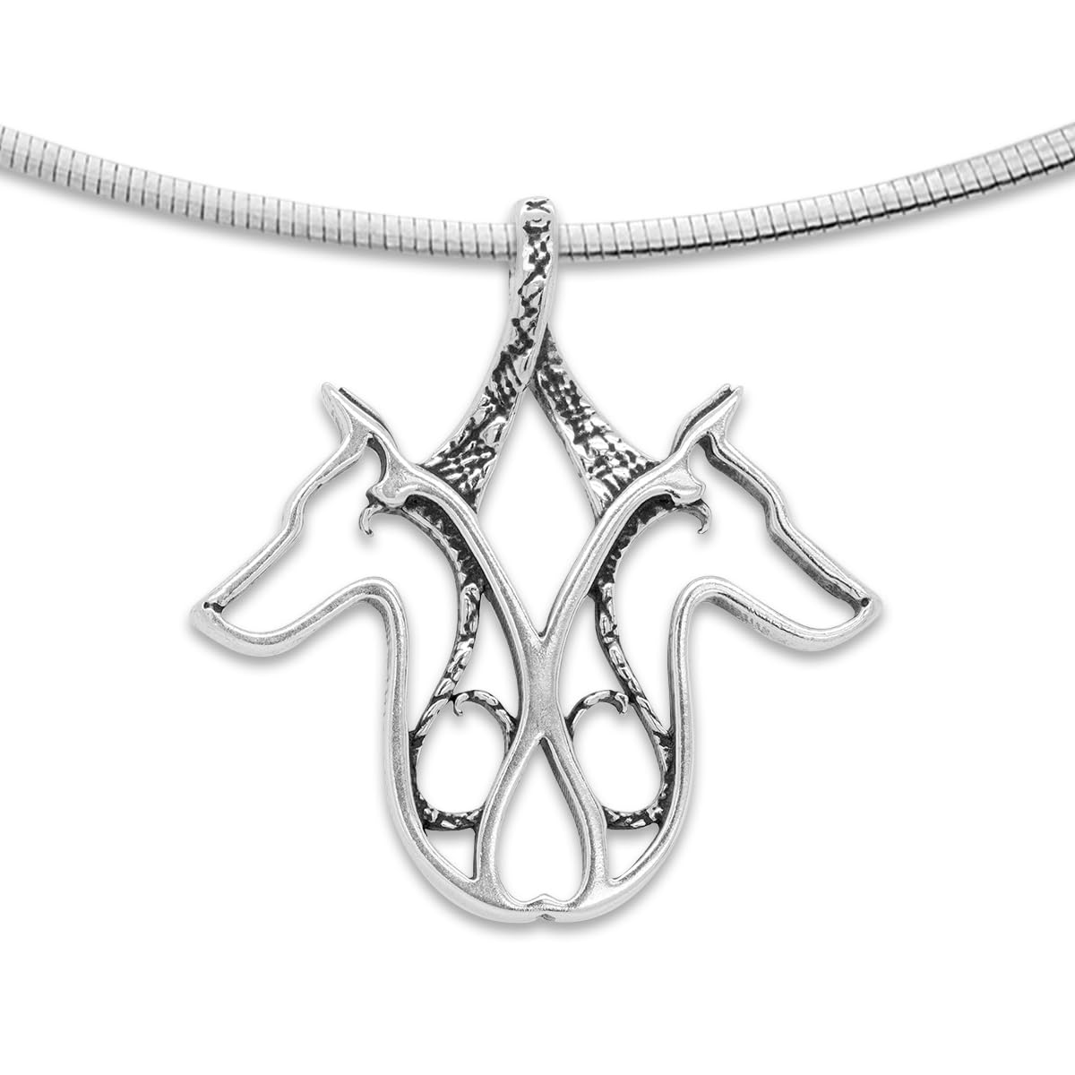 Doberman Pinscher Necklace Pendant - Sterling Silver Dog Jewelry Gift for Doberman Lovers | Perfect for Mother's Day, Birthday & Pet Memorial Gifts