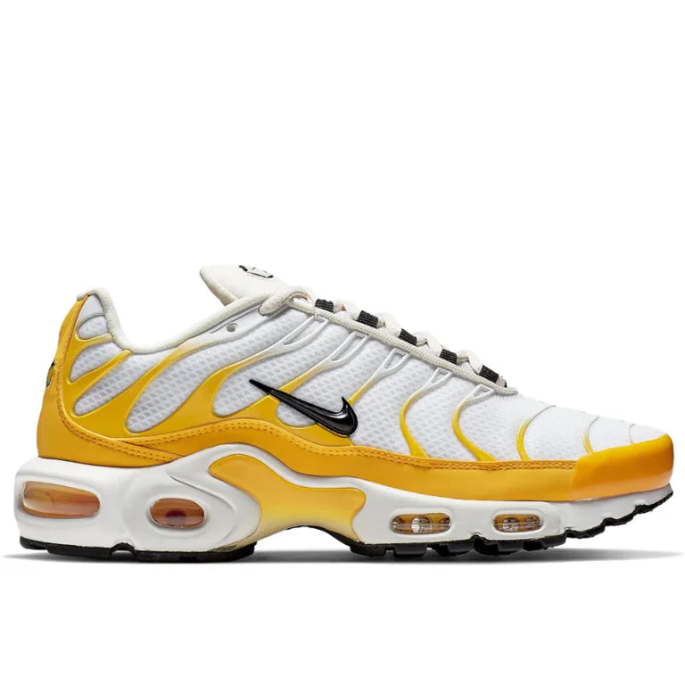 Nike Air Max Plus TN Running Shoes for Men - Yellow | Comfortable Cushioned Sneakers for Jogging, Gym & Casual Wear
