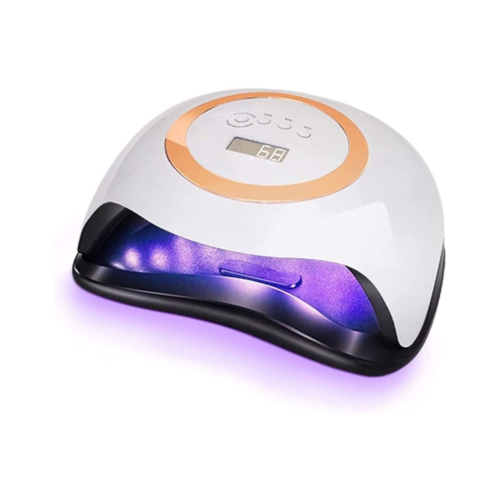 168W UV LED Nail Lamp - Professional Gel Nail Dryer with 4 Timer Settings & 42 LED Beads, Auto Sensor for Fast Curing | Perfect for Home Manicures, Salon Nail Art & Gel Polish Application
