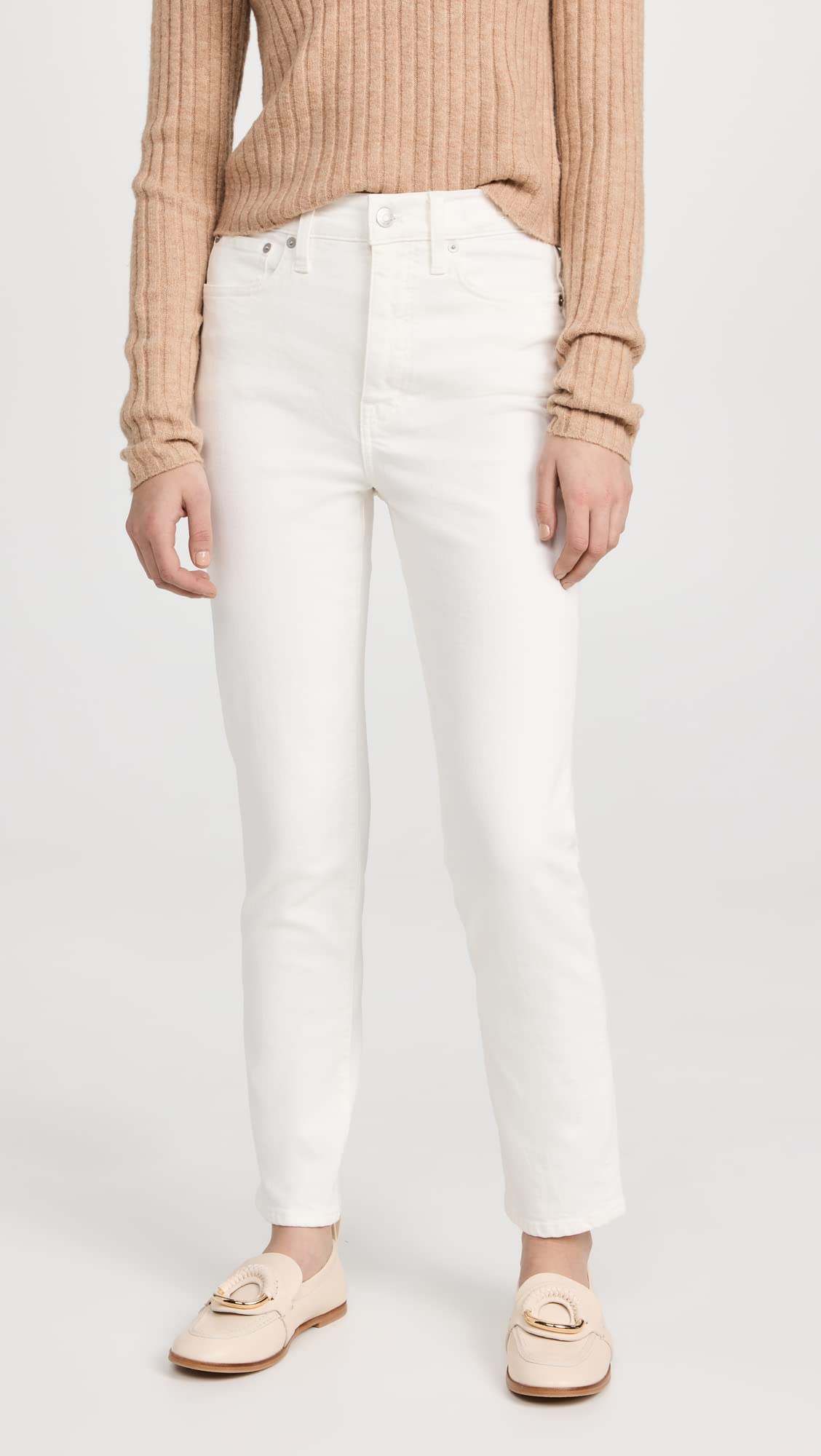 Madewell Women's Perfect Vintage Jeans - High Waist Straight Leg Denim Pants for Casual Wear & Everyday Outfits