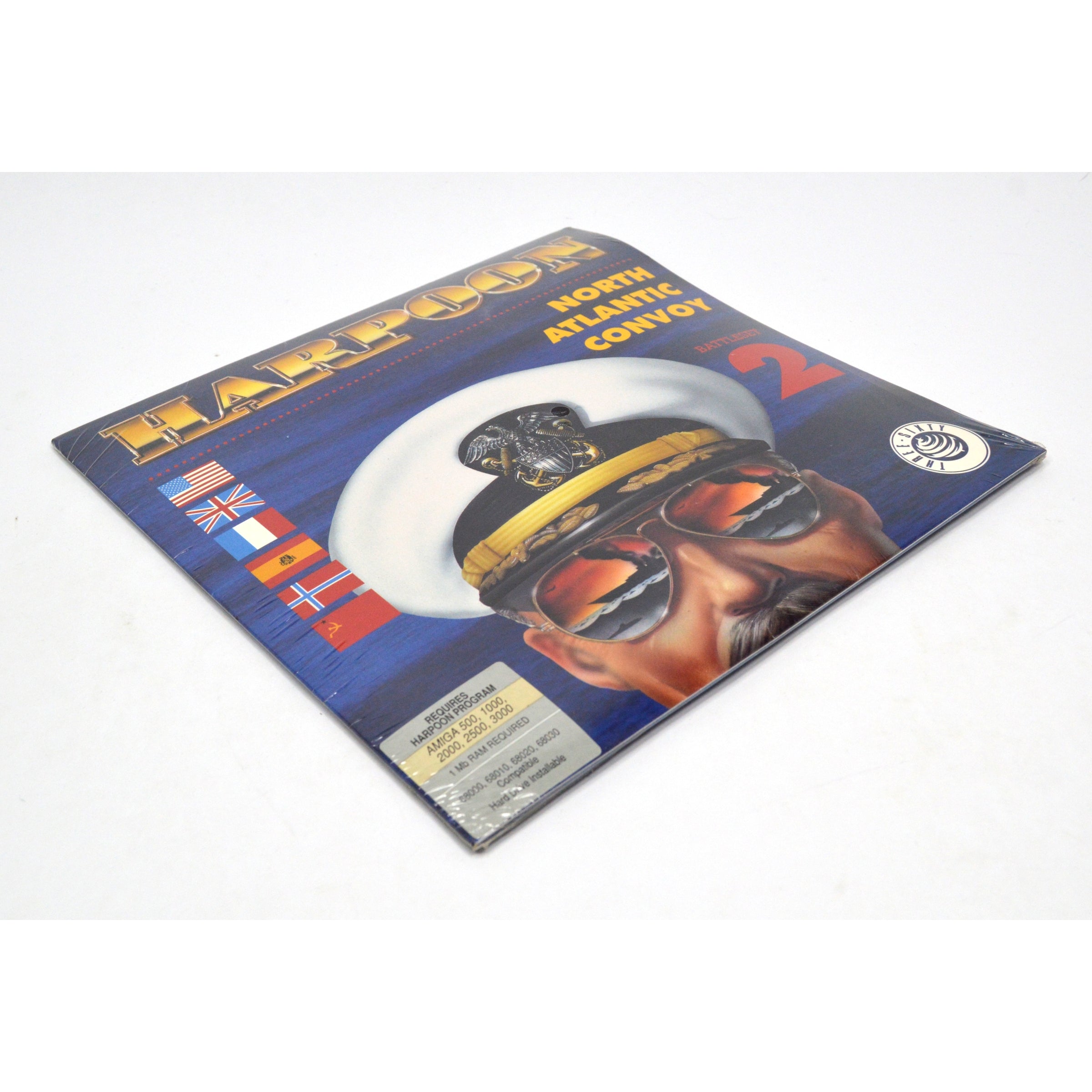 New AMIGA HARPOON NORTH ATLANTIC CONVOY BATTLESET 2 Computer Game - Vintage Sealed Collector's Edition | Perfect for Retro Gaming Enthusiasts & War Strategy Fans