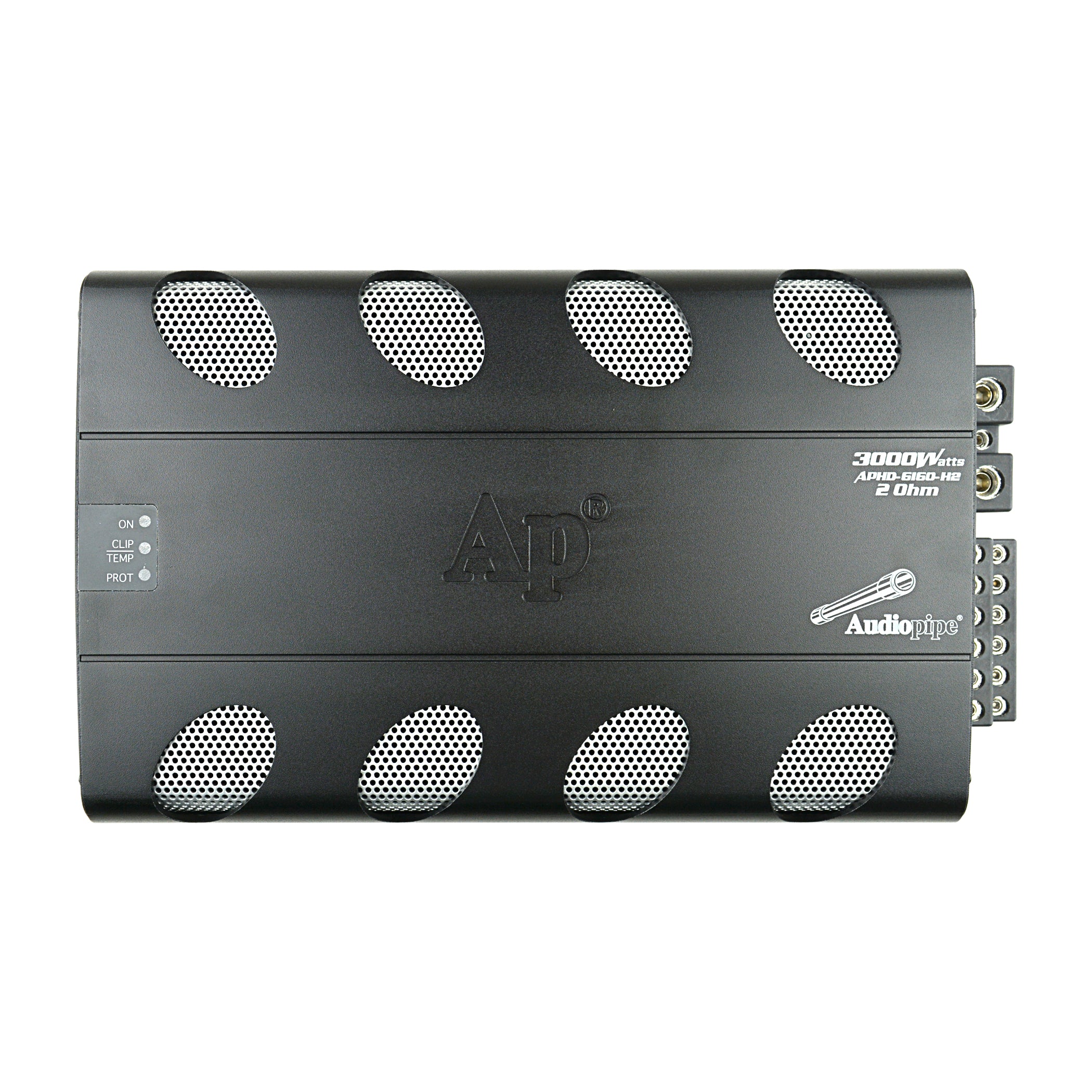 APHD 6160 H2 6-Channel Full Range Class D Car Amplifier - High Power Audio System for Cars, Trucks, SUVs & Marine Boats - Perfect for Upgrading Your Vehicle Sound System